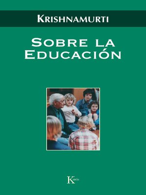 cover image of Sobre la educación